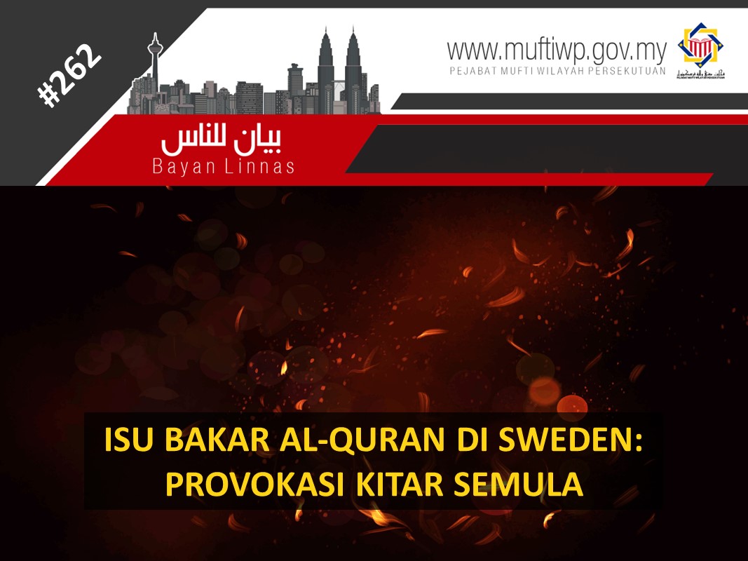 ISU BAKAR AL QURAN DI SWEDEN PROVOKASI KITAR SEMULA